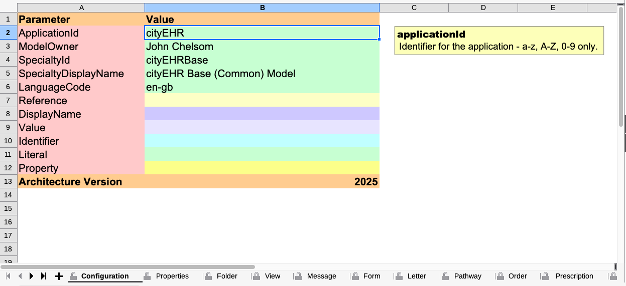 Spreadsheet Configuration without grid-lines